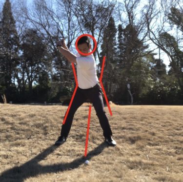 つま先下がりの傾斜からの打ち方。ポイントとコツを教えます。