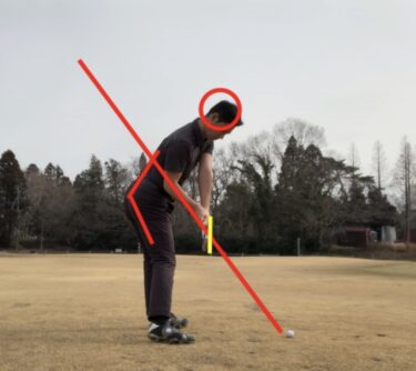 ゴルフ｜ドローボールのスイング軌道はこのようになっています。